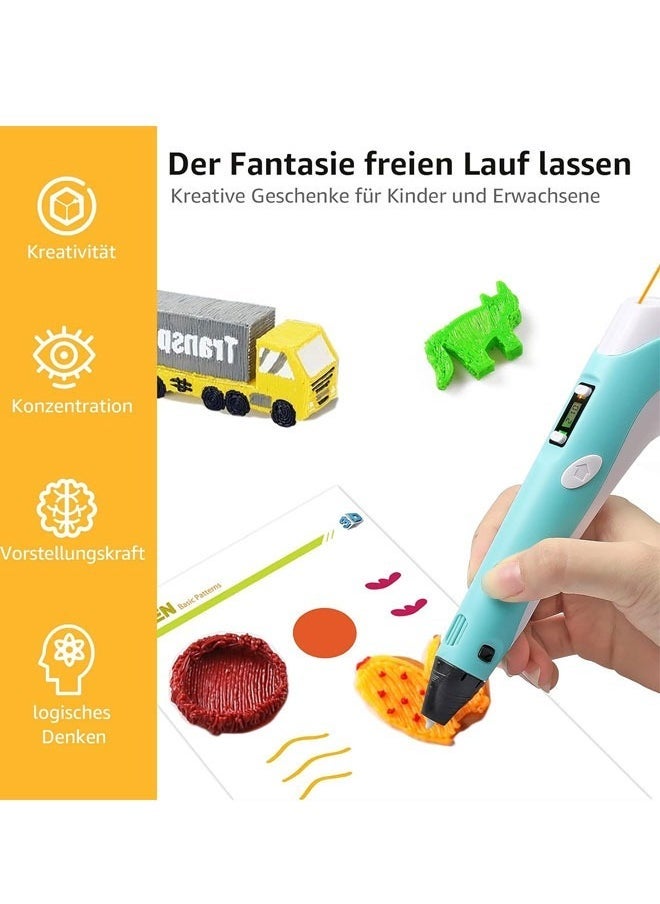 3D Printer Pen Set for Children Adults Gift   USB Rechargeable Children's Creative Drawing Pen Children's Birthday Gift  - Image 4