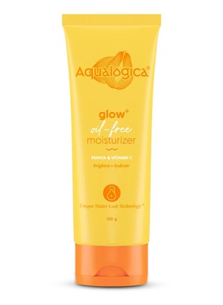 Aqualogica Glow+ Oil Free Moisturizer, With Papaya And Vitamin C | Brightens & Hydrates Skin | Lightweight & Non-Sticky | Unique Water Lock Technology | 100 G - pzsku/Z8266A21DDBF75016B4FDZ/45/1744384185/783c7938-61ed-46f7-b08d-0cd46044dc51