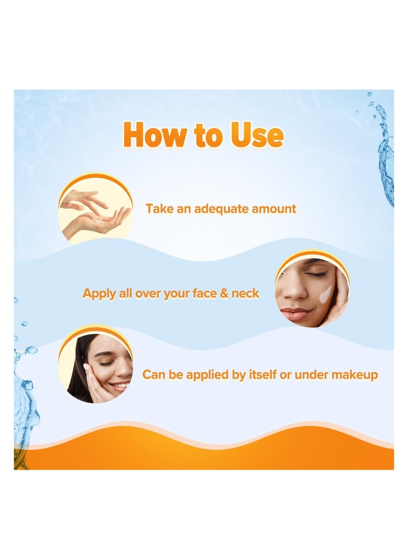 Aqualogica - Aqualogica Glow+ Oil Free Moisturizer, With Papaya And Vitamin C | Brightens & Hydrates Skin | Lightweight & Non-Sticky | Unique Water Lock Technology | 100 G - Image 1