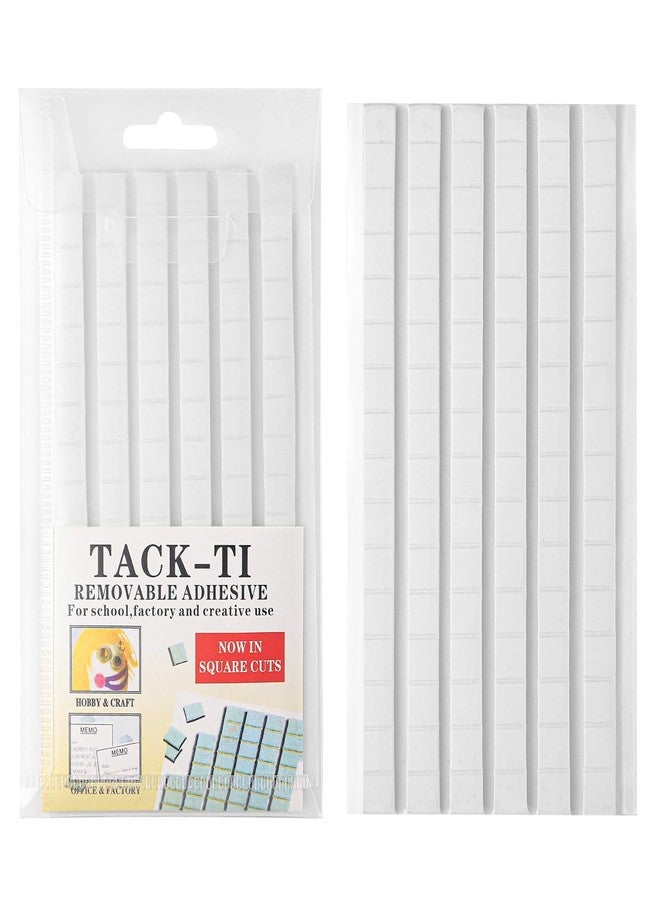 SUMAJU 102 Pcs Adhesive Sticky Tack, Removable Poster Putty - Reusable Mounting Putty for Wall Hanging Pictures, Posters - Cleaning, Nail (White) - Image 1