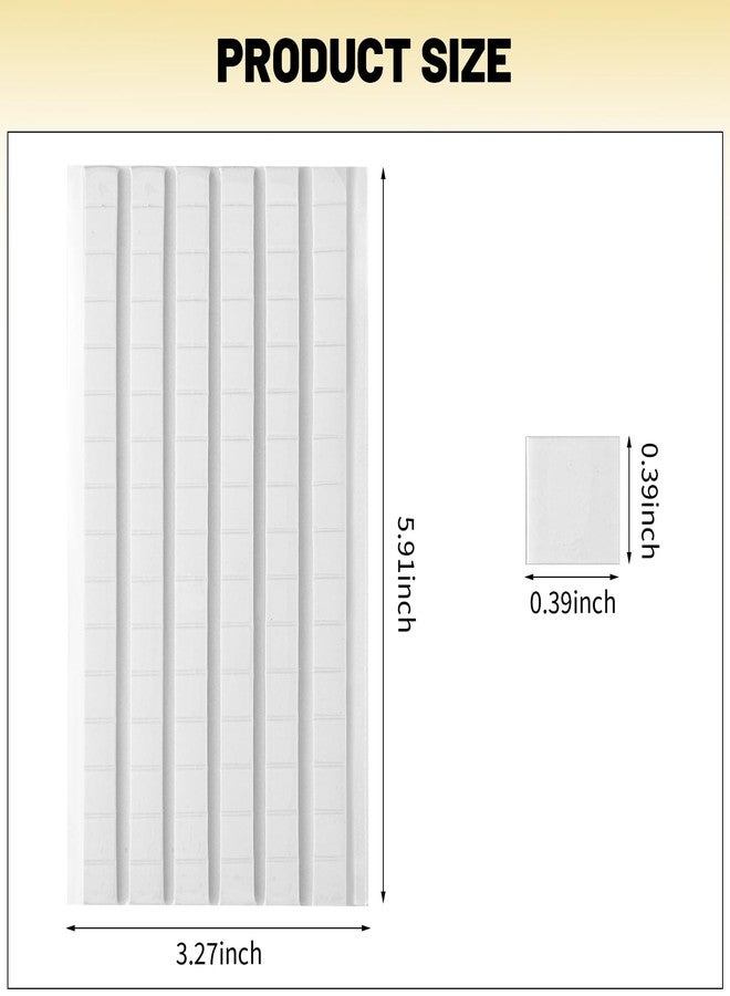 SUMAJU 102 Pcs Adhesive Sticky Tack, Removable Poster Putty - Reusable Mounting Putty for Wall Hanging Pictures, Posters - Cleaning, Nail (White) - Image 2