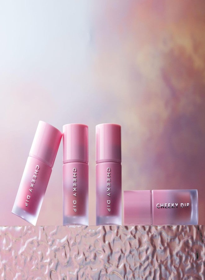 W7 Cheeky Dip Liquid Blusher - Pigmented Colour For Cheek Makeup - Satin Matte Finish - Thrill-Seeker (Pink) - Image 4