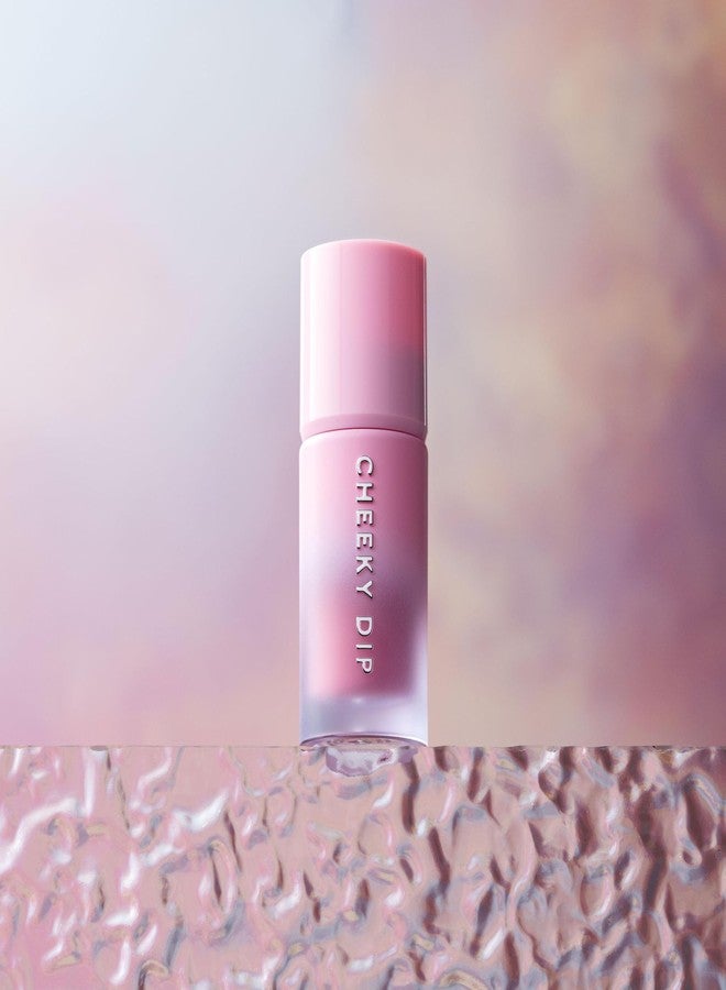 W7 Cheeky Dip Liquid Blusher - Pigmented Colour For Cheek Makeup - Satin Matte Finish - Thrill-Seeker (Pink) - Image 3