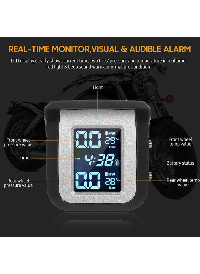 Generic - Tyre Pressure Monitoring System Solar Power Wireless Tire Pressure Monitoring System - Image 1
