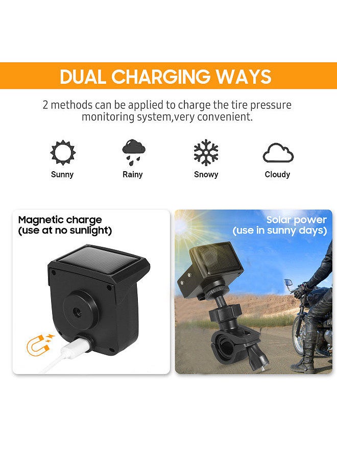 Generic - Tyre Pressure Monitoring System Solar Power Wireless Tire Pressure Monitoring System - Image 1