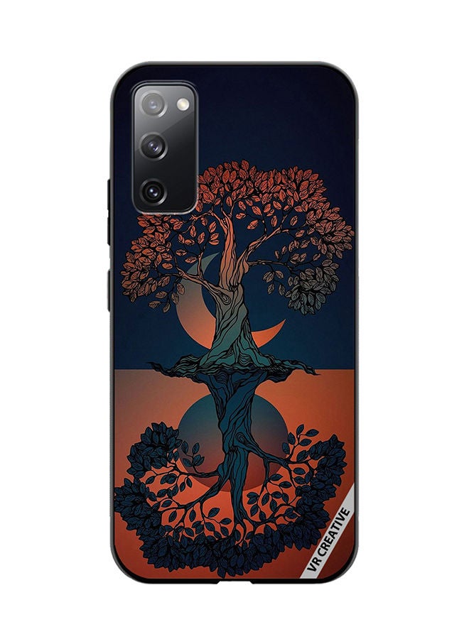 VR CREATIVE Protective Case Cover For Samsung Galaxy S20 FE 5G Tree Design Multicolour - Image 1