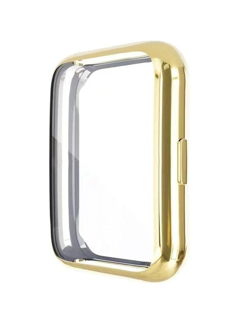 حافظة حماية مرنة للشاشة من مادة TPU لساعة هواوي فيت (ذهبي)