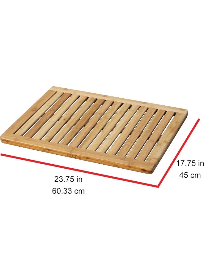 Oceanstar Bamboo Floor and Shower Mat - Image 4