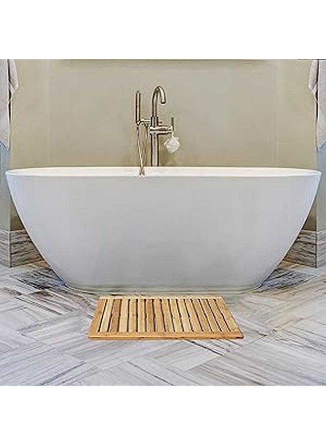 Oceanstar Bamboo Floor and Shower Mat - Image 5