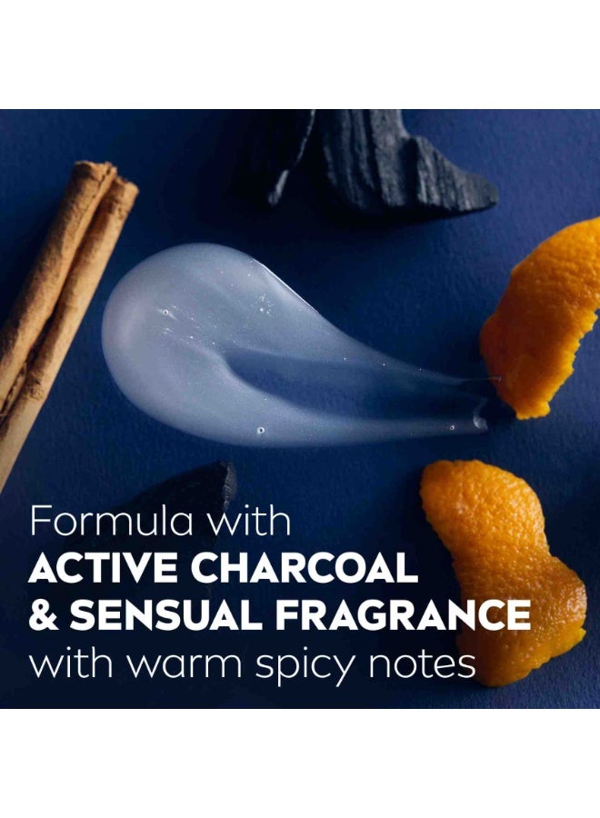 Nivea Men Active Clean 3 in 1 Shower Gel 250 ml Body Face Hair Deep Clean Charcoal Fresh Skin Care - Image 2