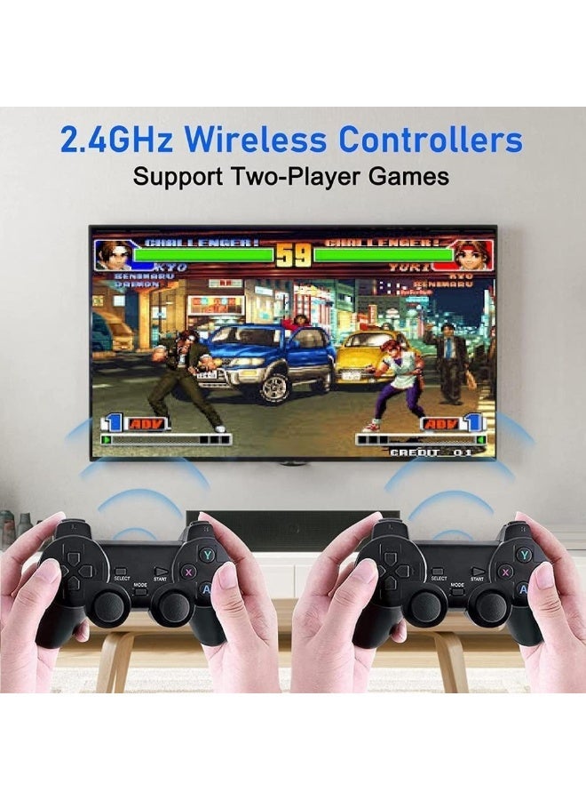 Game Console 4K HD Video Game Console 2.4G Dual Wireless Controller, Classic 64GB Retro TV Game Console 10000 Game Stick - Image 2