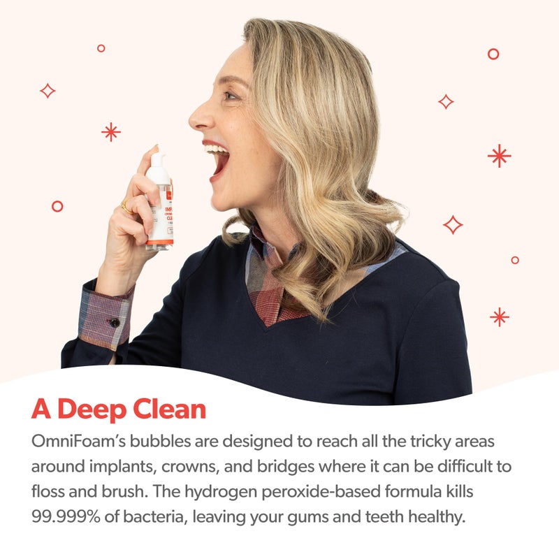 Eversmile OmniFoam Dental Cleaner â€“ Cleaning Foam for Implants, Crowns, and Bridges â€“ Pack of 1, 50ml Bottle - Image 4