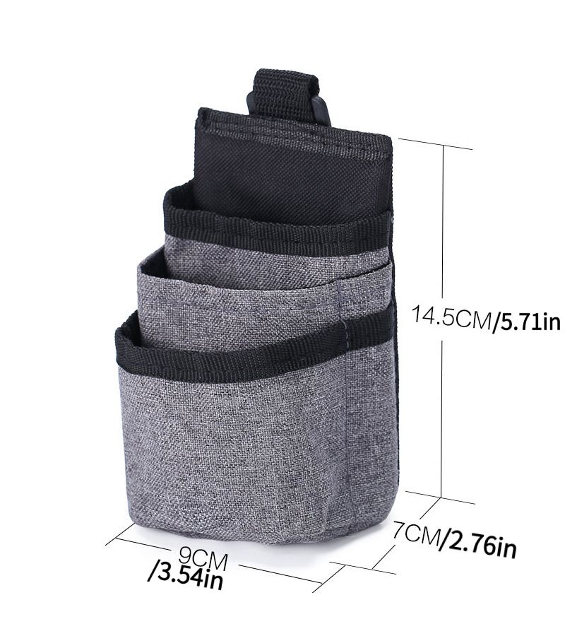 Grey Car Vent Organizer With Phone Holder Data Cable Port - Image 3