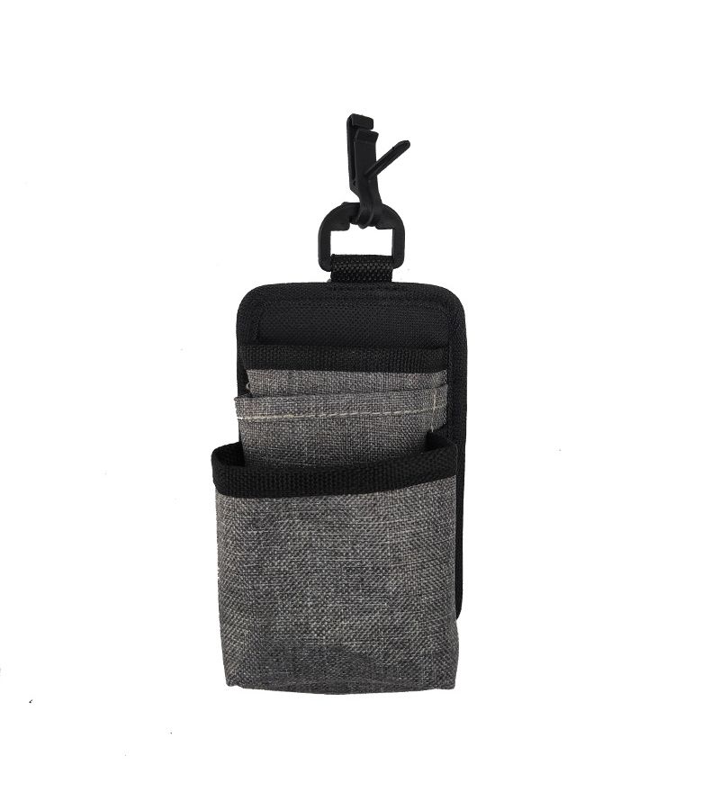 Grey Car Vent Organizer With Phone Holder Data Cable Port - Image 1