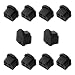 uxcell 10 Pcs RJ11 Anti Dust Plug Cap Rubber Port Cover Stopper Anti Dust Plug Protector for RJ11 Plug Connectors Telephones Black - Image 2