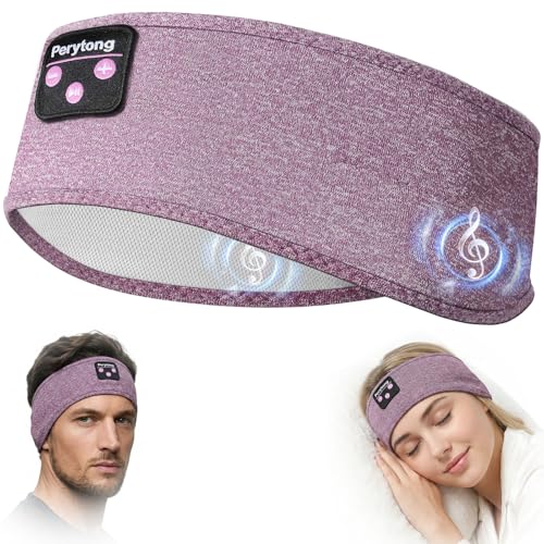 Perytong Sleep Headphones Bluetooth 5.4 Headband, Wireless Headband Headphones for Sleeping, Running, Yoga, Fitness, Travel, Meditation, Suitable for Side Sleepers, Gift for Men Women, Tech Gadgets - Image 1