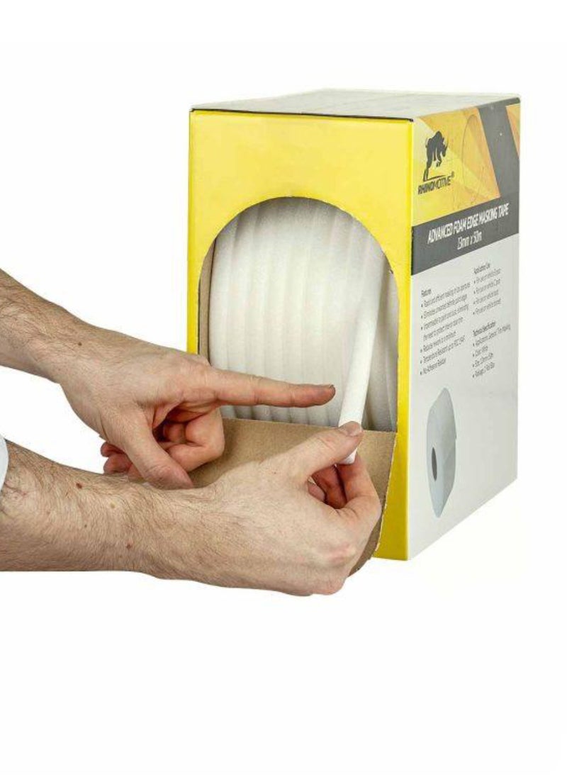 RHINOMOTIVE Automotive Advanced Edge Masking Foam Tape 13MM X 50M  - Image 5