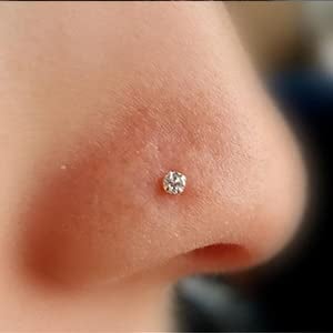 VCMART Fake Nose Ring Stainless Steel Fake Nose Rings for Women Fake Nose Ring Piercing Non Pierced Clip On Faux Nose Rings Piercing Fake Piercings Jewelry Silver - Image 2