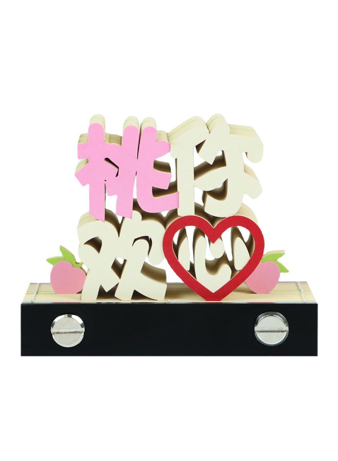 Internet-famous Paper Carving Text Ornaments, Creative Paper Cultural And Creative Crafts Gifts, Office Workstation Stress-relief 3d Sticky Notes
