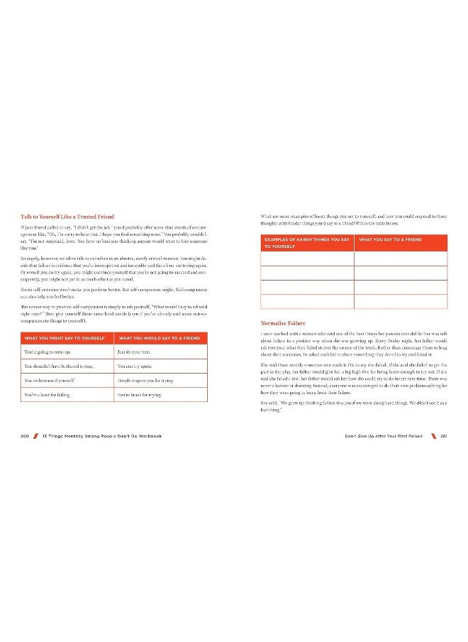 13 Things Mentally Strong People Don't Do Workbook: A Guide to Building Resilience, Embracing Change,