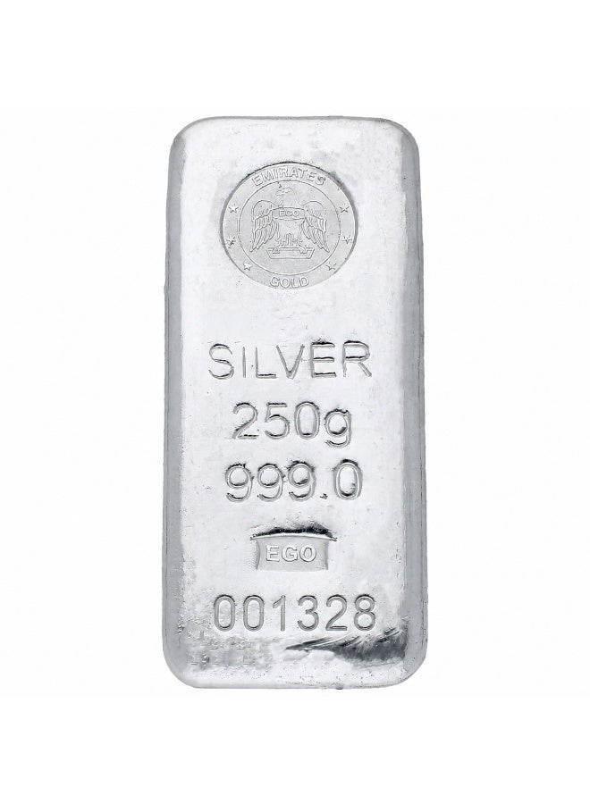 Emirates 250g Pure Silver Bar 999 - 250 Grams - Image 1