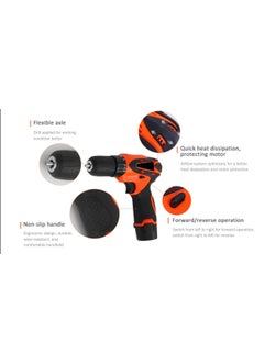 XDLB XDLB Global MultiFunction Drill Cordless Drill Screw Driver 10mm keyless chuck with variable speed LED Light Guided Keyless Chuck Reverse Forward MultiColor  - Image 5