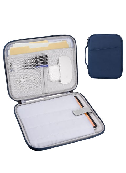 Sleeve Case Carrying Bag for 12-13.3 Inch Tablet, Compatible with iPad Pro M4 & iPad Air M2 2024, 12.9-in iPad Pro M2&M1 6th/5th 2022-2018, Surface Pro 9/8/X/7/6, Galaxy Tab S8/S8+