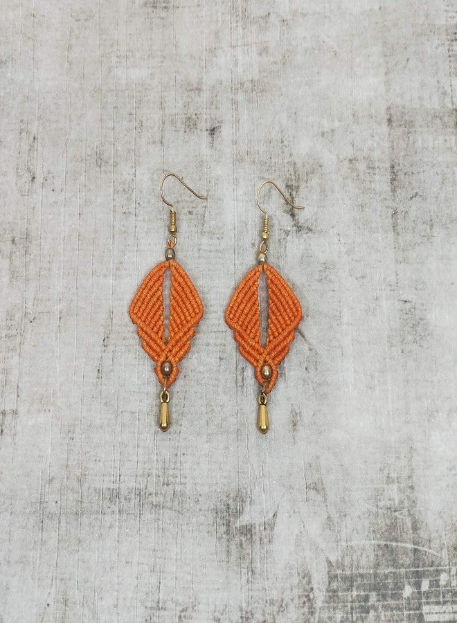 KCB Handwoven Macrame Earrings - Image 4