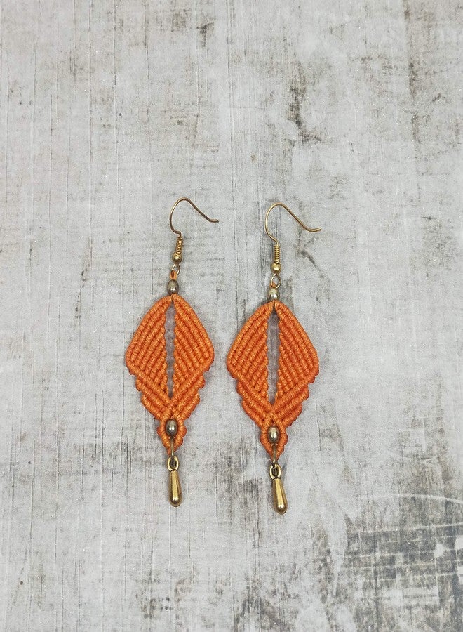 KCB Handwoven Macrame Earrings - Image 3
