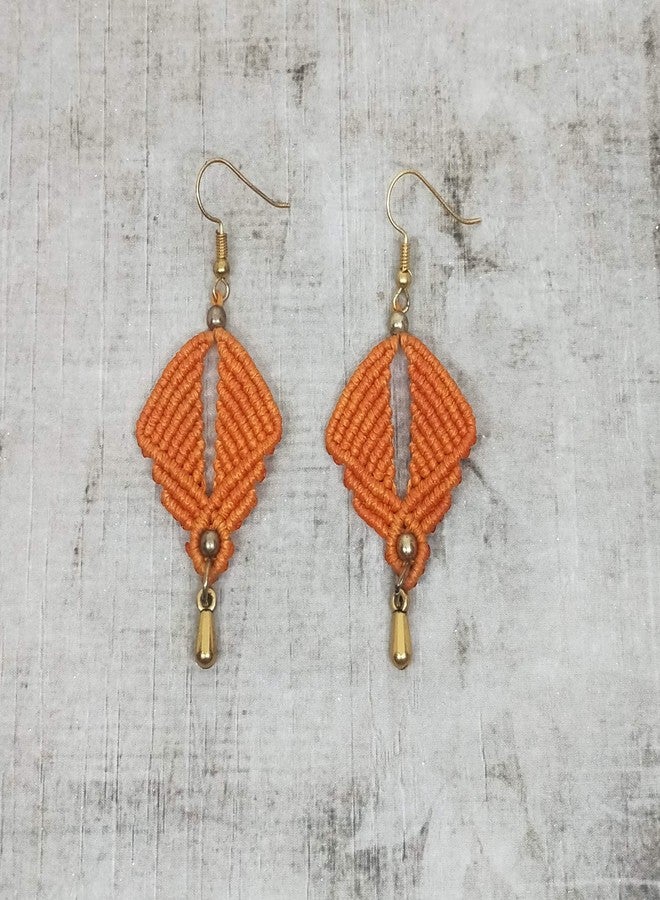 KCB Handwoven Macrame Earrings - Image 2