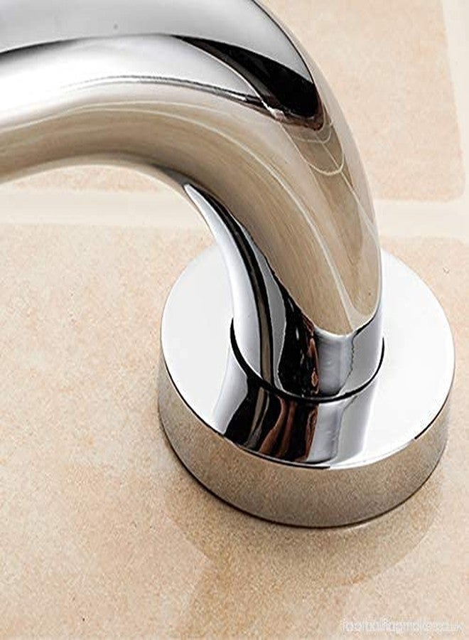 NSC Heavy Duty Stainless Steel Grab Bar || Steel Handle || Bathroom Grab Bar || Safety Hand Support Balance Handle Bars || Wall Mounted - Sizes:- 9" Pack of 1 - Image 3