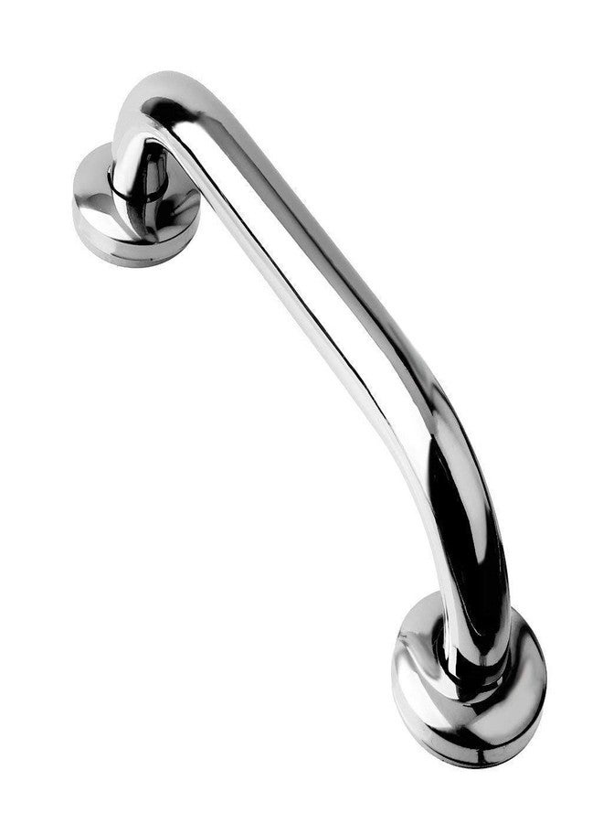 NSC Heavy Duty Stainless Steel Grab Bar || Steel Handle || Bathroom Grab Bar || Safety Hand Support Balance Handle Bars || Wall Mounted - Sizes:- 9" Pack of 1 - Image 1
