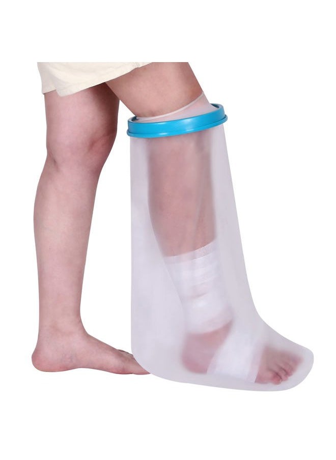 Lxuemlu 100% Waterproof Cast Shower Cover Leg Cast Cover for Showering After Surgery, Cast Cover Leg Adult, Foot Shower Bag Cast Bag Cast Protector to Keep Wound & Bandages Dry  - Image 1