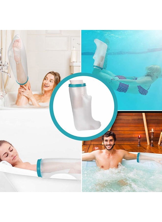 Lxuemlu 100% Waterproof Cast Shower Cover Leg Cast Cover for Showering After Surgery, Cast Cover Leg Adult, Foot Shower Bag Cast Bag Cast Protector to Keep Wound & Bandages Dry  - Image 4