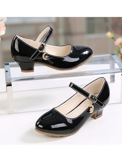 Generic New style girls high heel princess shoes performance leather shoes  - Image 3