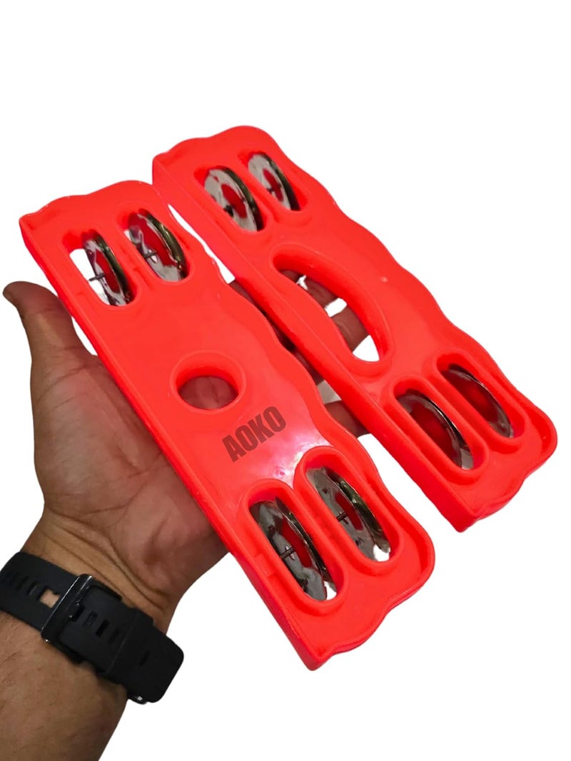 AOKO - Pair of Kartal/Khartal (Narad Khartal) | Indian Hand Cymbals | Traditional Percussion Instrument (Set Of 2) - Image 2