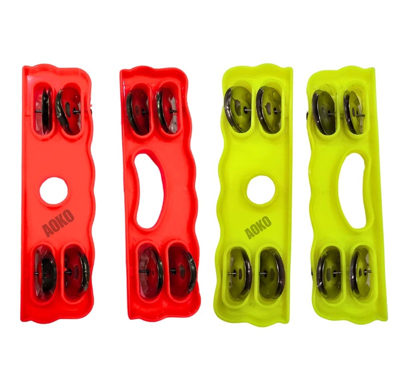 AOKO - Pair of Kartal/Khartal (Narad Khartal) | Indian Hand Cymbals | Traditional Percussion Instrument (Set Of 2) - Image 1