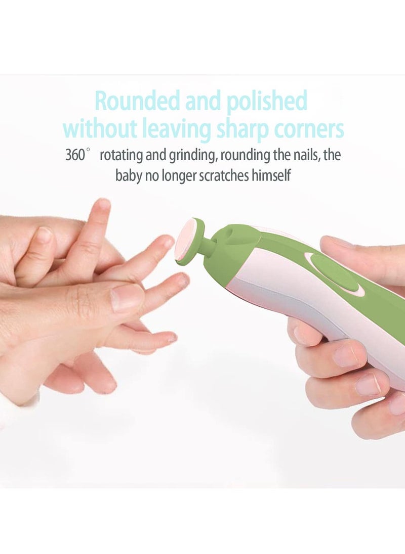 Daytoyz Baby Nail Filer and Baby Nail Clippers with Light Set, Electric Infant Nail Trimmer Kit, Safe Baby Grooming Kit, for Newborn Toddler Kids Toes and Fingernails, Polish and Trim  - Image 3