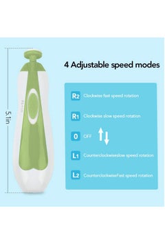 Daytoyz Baby Nail Filer and Baby Nail Clippers with Light Set, Electric Infant Nail Trimmer Kit, Safe Baby Grooming Kit, for Newborn Toddler Kids Toes and Fingernails, Polish and Trim  - Image 5