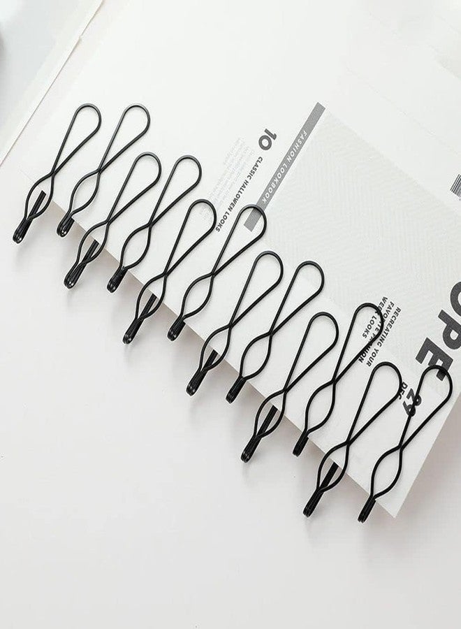 baolaili 12 Pcs Vintage Hair Pins Mini Black Pins Fashion BB Clip Invisible Bangs Clip Small Pins for Women and Girls Decorative Wedding Dainty Accessories Headwear - Image 1
