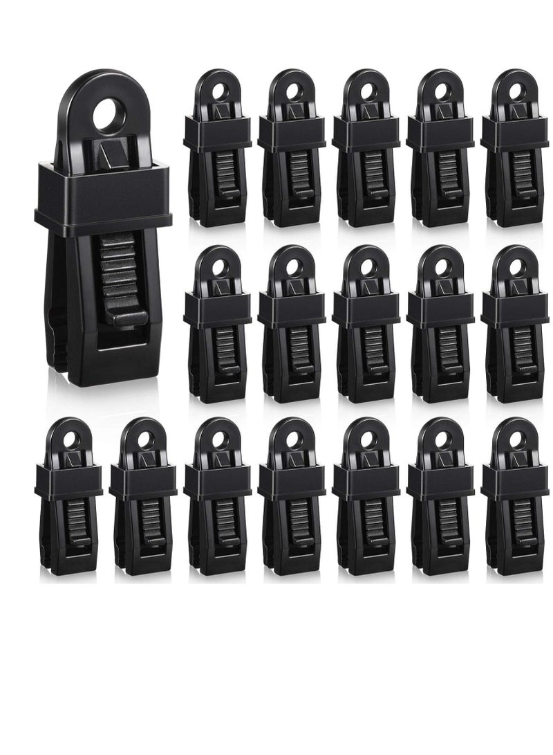 Multipurpose Tarp Clip Crocodile Mouth Clamps, 28 Pieces, Strong Lock Grip, for Outdoor Camping Tent, Awning, Banner and Cover - Image 1