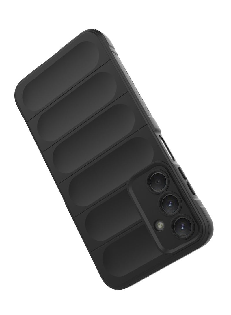Samsung Galaxy M35 5G Original Magic Shield Case – Black, shock-resistant with ultra protection and soft padded interior. - Image 3
