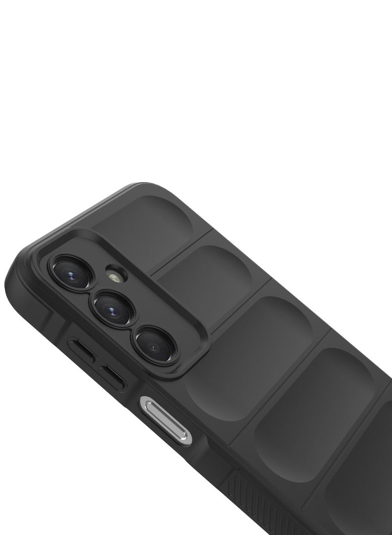 Samsung Galaxy M35 5G Original Magic Shield Case – Black, shock-resistant with ultra protection and soft padded interior. - Image 4