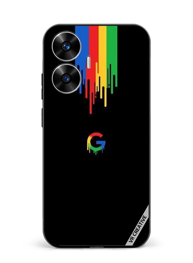 VR CREATIVE Protective Case Cover For Realme C55 Google Design Multicolour - Image 1