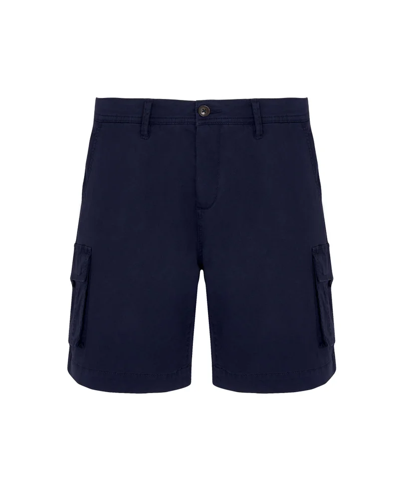 Camicissima BERMUDA WITH POCKETS COTTON TWILL BERMUDA GARMENT DYED