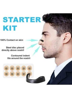 Beauenty Breathing Nasal Strip Starter Kit (15 Count, Black) – Extra Strength Snoring Solution to Boost Oxygen, Reduce Snoring, and Improve Sleep – Sweat-Resistant and Skin-Friendly Design  - Image 4