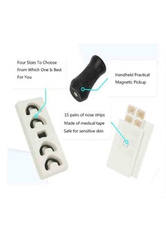 Beauenty Breathing Nasal Strip Starter Kit (15 Count, Black) – Extra Strength Snoring Solution to Boost Oxygen, Reduce Snoring, and Improve Sleep – Sweat-Resistant and Skin-Friendly Design  - Image 3