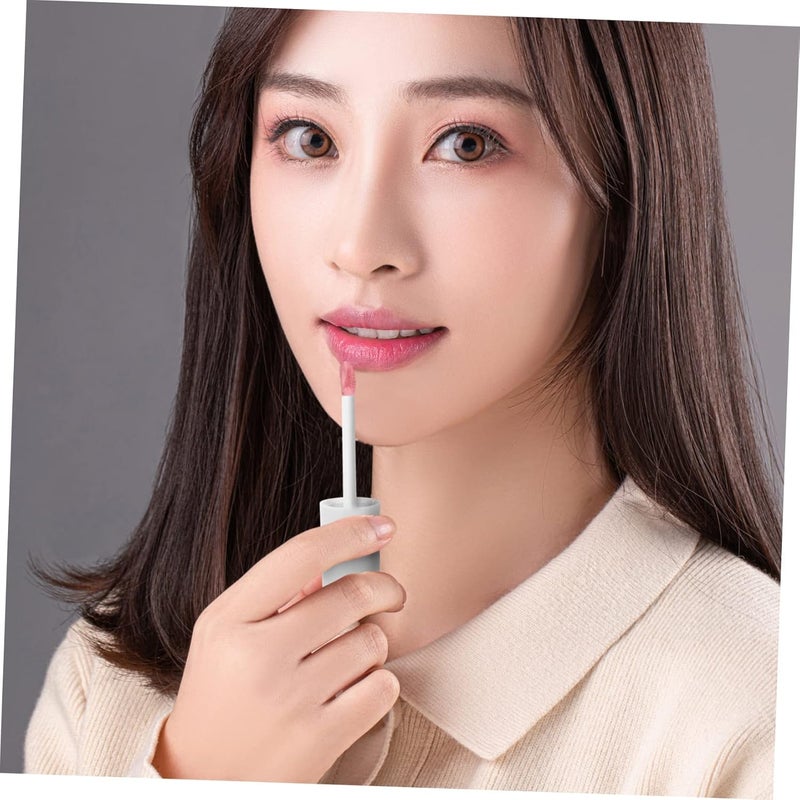 4 Pack Square Frosted Lip Gloss Bottles 6ml Lip Tube Cap Diy Makeup Subpackaging Container Set - Image 4