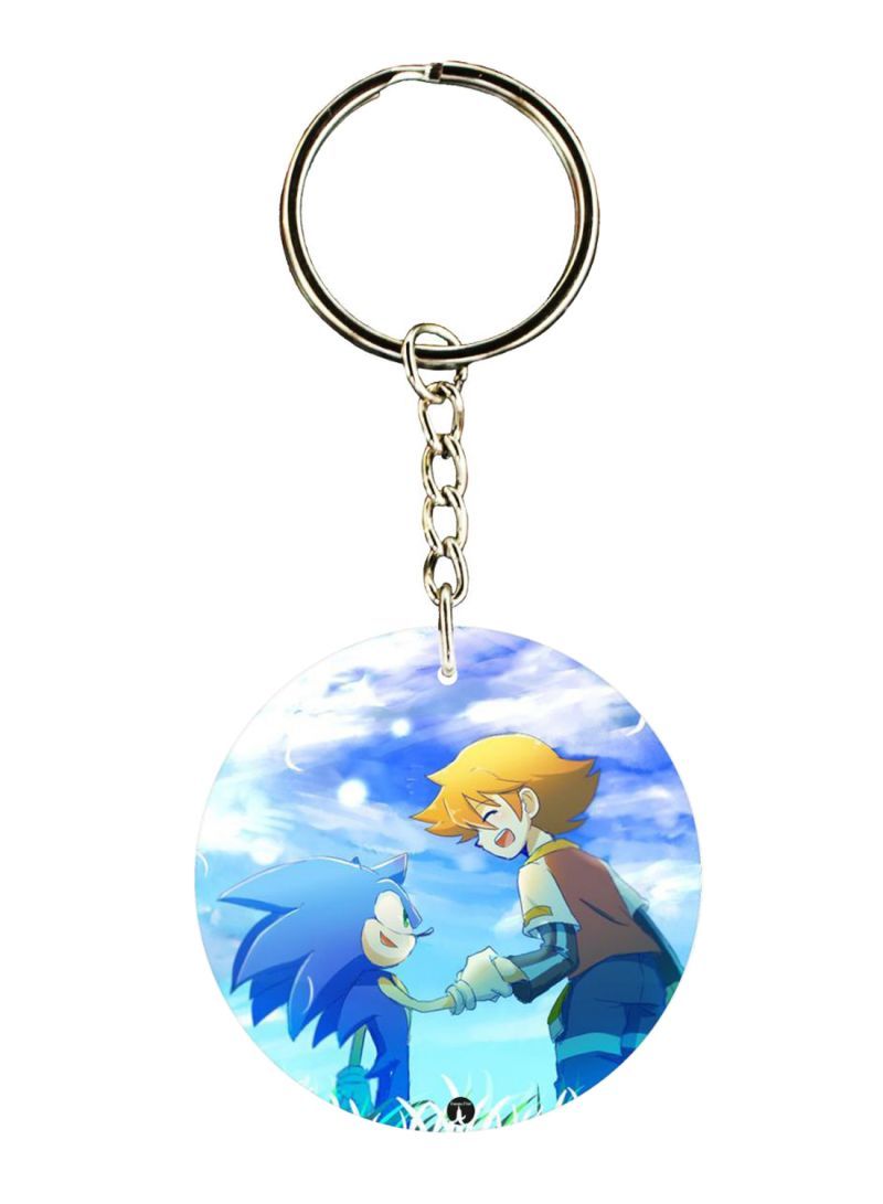 RKN Double Sided Sonic Printed Keychain
