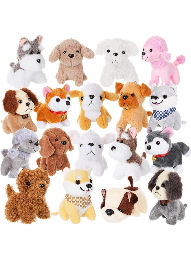 Aoriher 18 Pcs Mini Plush Dogs Bulk Puppy Stuffed Animals Small Stuffed Cute Assorted Soft Plush Toys Doll for Puppy Birthday Party Favors(Cute Dog) - Image 1